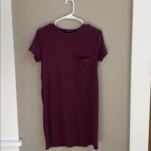 forever 21 Burgundy shirt dress